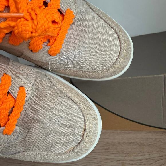 Nike Dunk Sky High Hidden Wedge Tan/Metallic Org Women Sneakers - SZ 8 - Picture 9 of 14